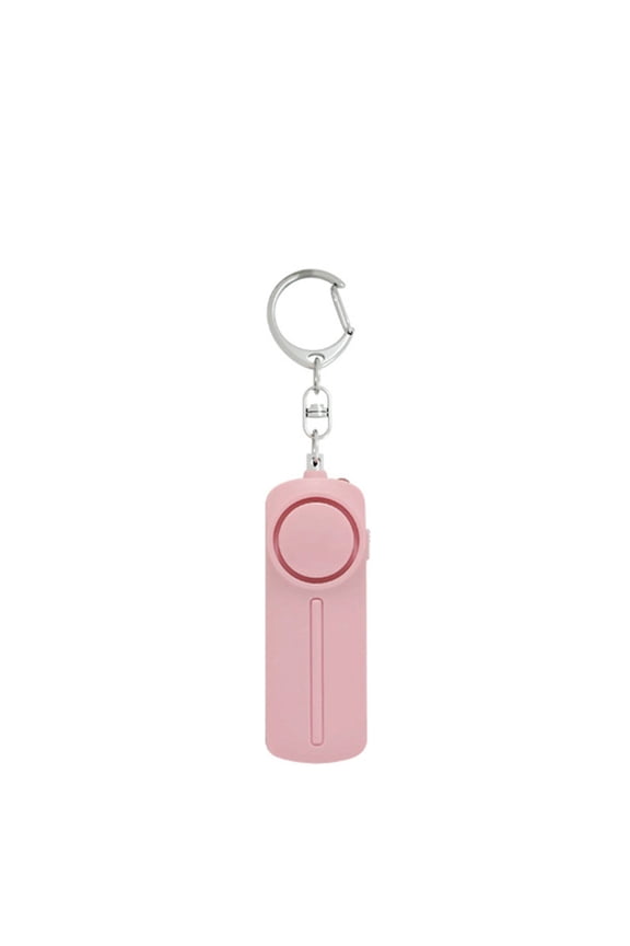Self Defense Keychain Personal Safety Security Alarm with LED Light 130DB Personal Alarms for Women Girls and Elderly People Pink