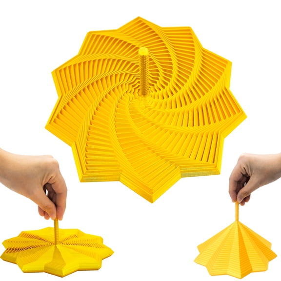 CYFW Sensory Fidget Star,3D Printed Fidgets Spiral Tower,Sensory Fidget Toys Relaxation,Large