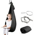 thumbnail image 1 of BESTSKY Sensory Swing,Comfortable Hammock Swing,Soft Material Long-Lasting Indoor Swing,Black, 1 of 3