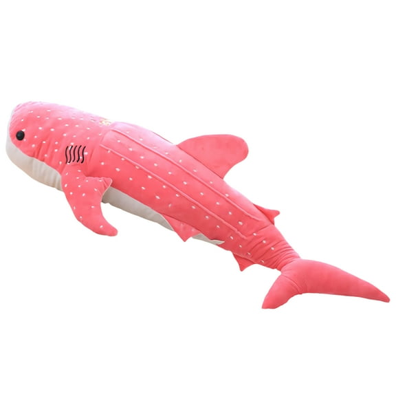 BESTSKY Shark Plush,55cm Lifelike Shark Whale Shark,Soft Texture Comforting Feel Shark Stuffed Animal,Pink