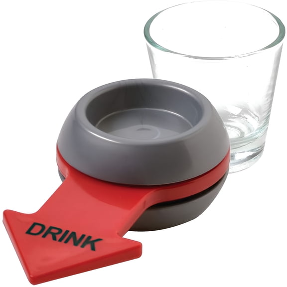 BESTSKY Shot Spinner Drinking Game for Adults, Classic Party Game with Shot Glass, Fun Bar Game Accessory for Home Gatherings, Birthdays, and Drinking Nights