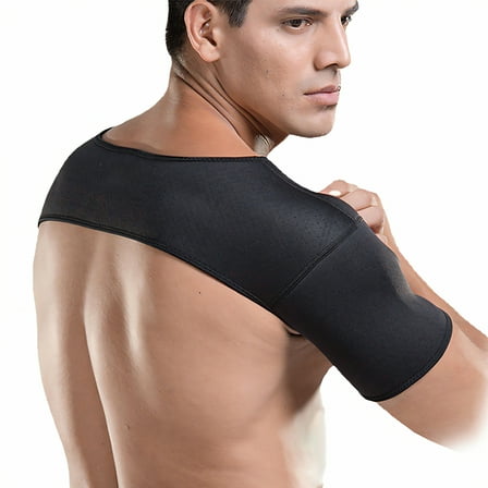 BESTSKY Shoulder Brace,High-Strength SBR Shoulder Brace for Men,Breathable Comfortable Shoulder Brace for Women,Flexible Impact Absorbing Shoulder Protection for Sports,S