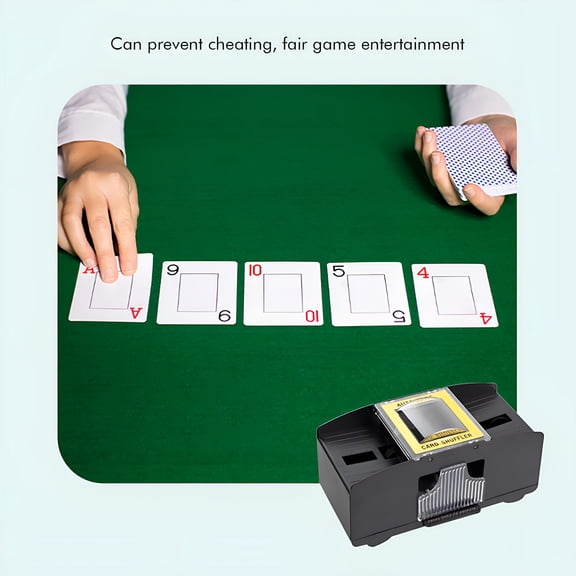 BESTSKY Shuffle Automatic Shuffler 2 Decks of Playing Cards Table Game