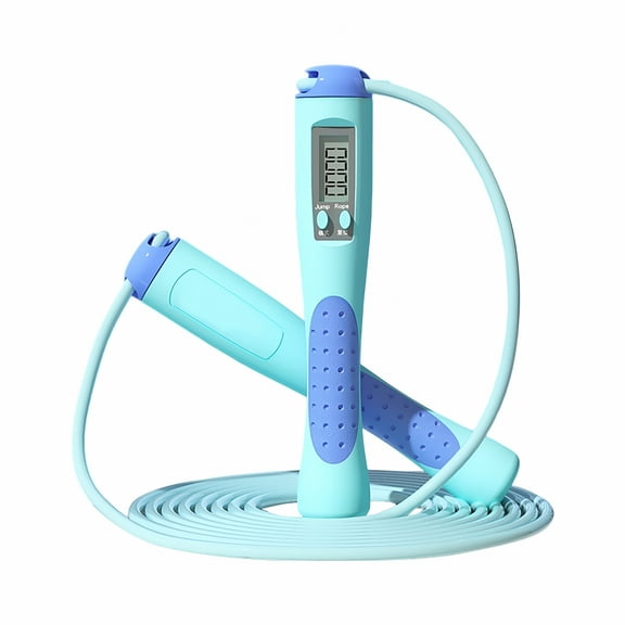 BESTSKY Skipping Rope with Counter, Smart Counting Jump Rope, Adjustable Length Ergonomic Grip Home Gym Fitness Adults Family Workout Tracking, Durable Portable Design