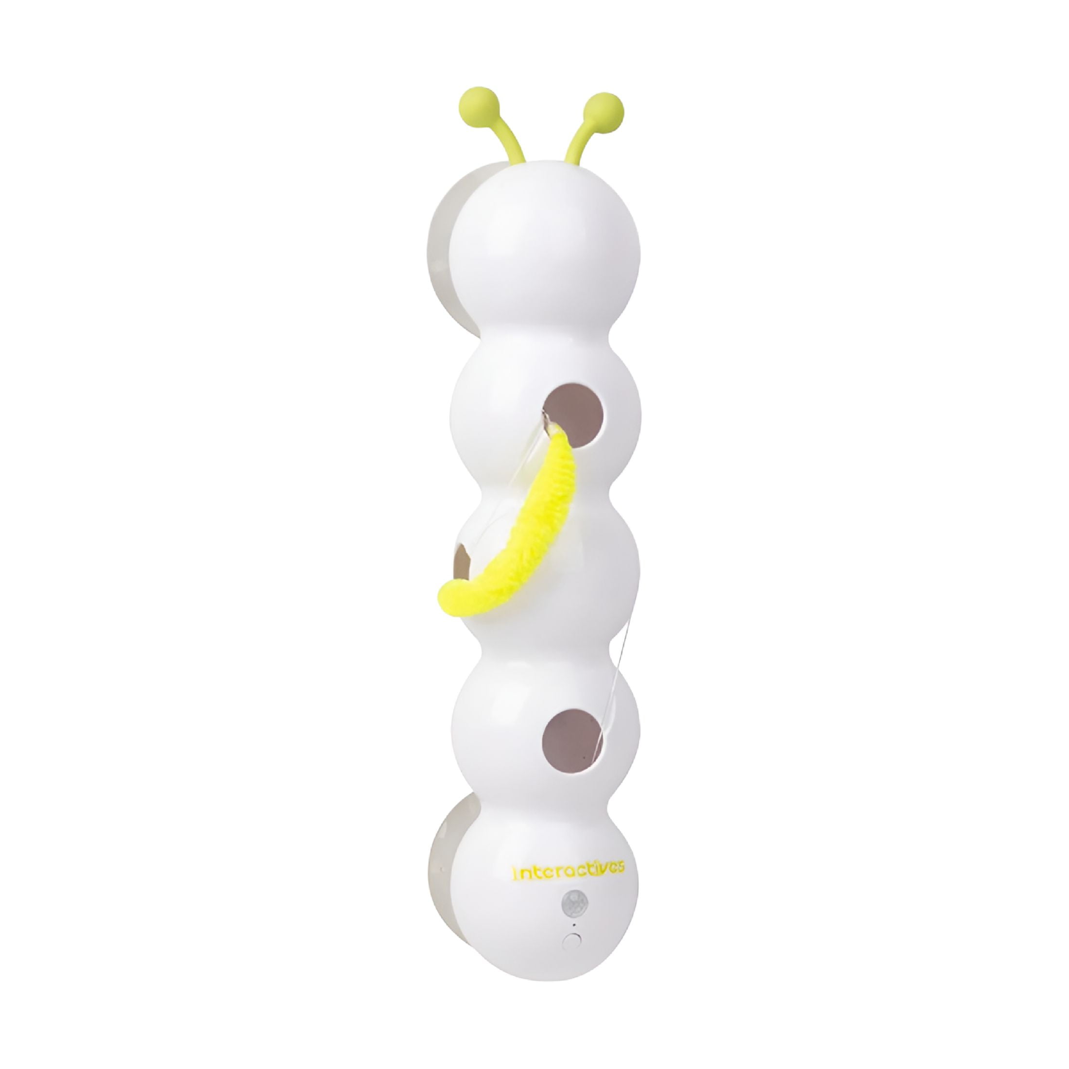BESTSKY 2026 New Smart Motion Cat Toy with Worm Design for Indoor Cats,Wall&Window Mounted Cat Toys for Hunting,Jumping,Interactive Play,Realistic Wiggle Motion,Promotes Exercise&Mental Stimulation
