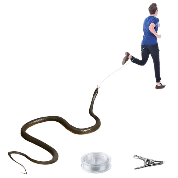 BESTSKY 2026 New Snake Prank with String Clip,Golf Snake Prank,Snake Prank for Golf,Snake Clip Prank,Snake on String Prank,Snake on String Prank Prop