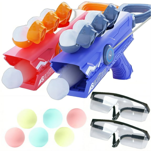 BESTSKY Snowball Maker,Snow Fun Enhancer Snow Toys,Easy Soft Pellet Firing Snow Toys,Blue2