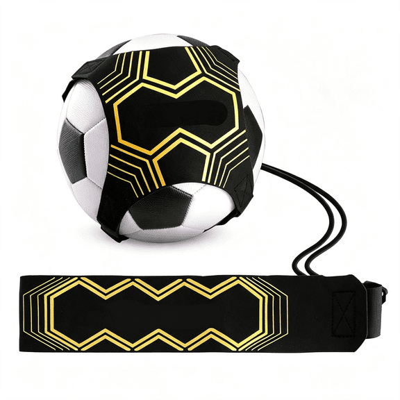 BESTSKY Soccer Trainer Adjustable Waist Belt - Football Training Equipment Aid for Ball Control,Passing & Shooting,Kick Throw Trainer Solo Practice Volleyball,Rugby for Kids Adults at Home