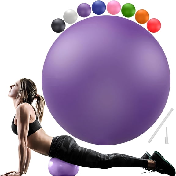 BESTSKY Soft Pilates Ball 9 Inch, Ideal Small Exercise Ball Between Knee Squeeze for Physical Therapy Yoga Core Medicine Abs Pt Bouncy, Mini Rubber Fitbal