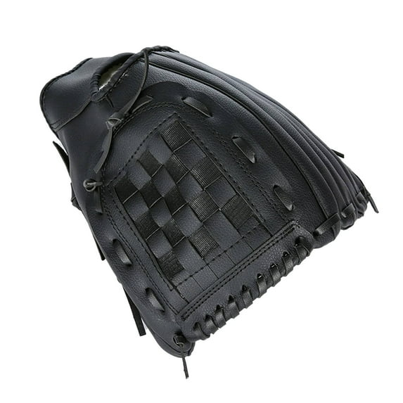 BESTSKY Softball Glove,Double Reinforcement Baseball Glove,Comfortable Grip Baseball Sliding Mitt,Black