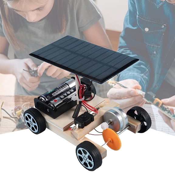 BESTSKY Solar Racing Car Model Kit,Educational Play Vehicle for Kids Age 7-14
