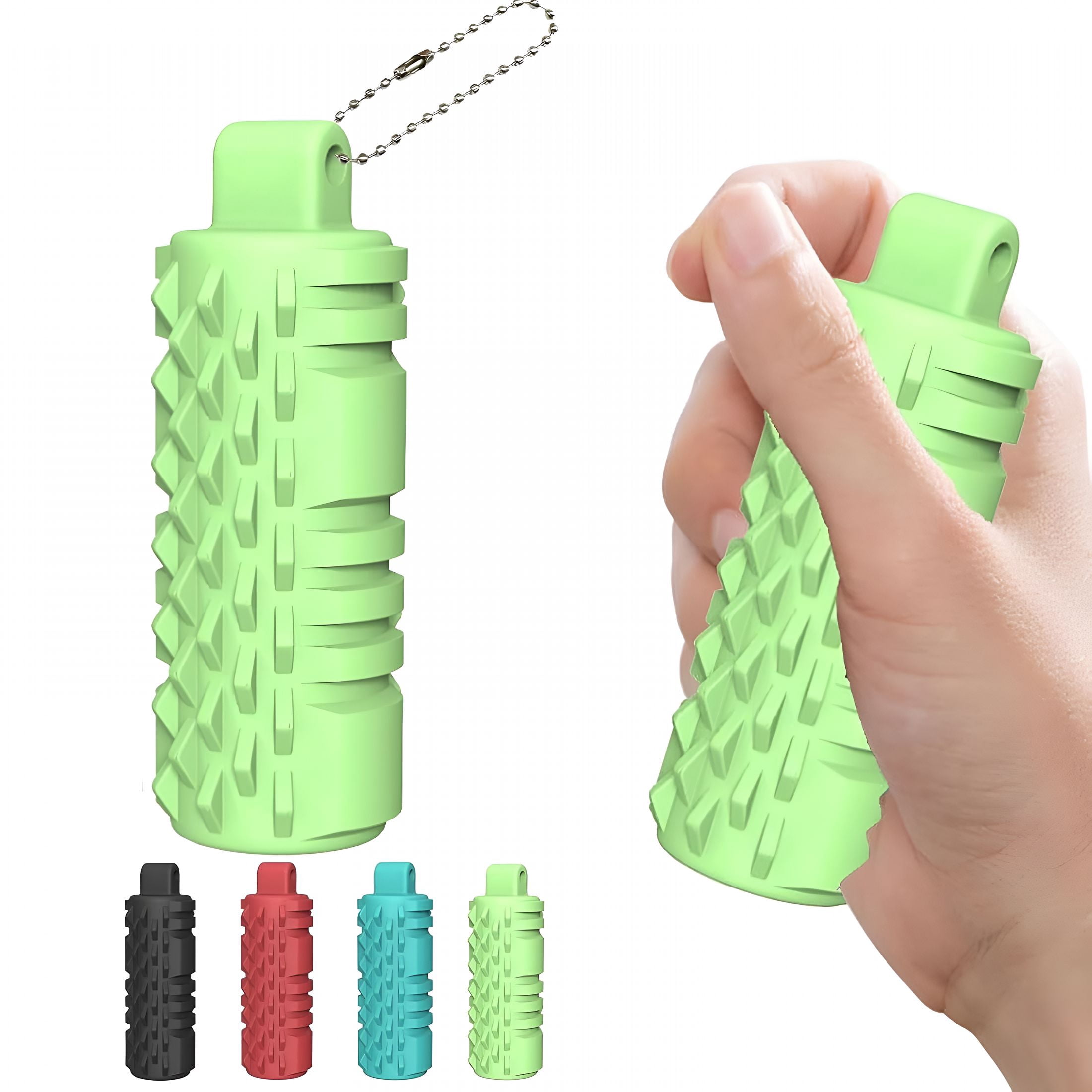 Reflexology Keychains BESTSKY Spiky Grippie Stim Keychain,Calming Keychain For Anxiety Relief ...