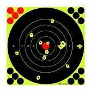 BESTSKY Splatterburst Targets, Adhesive Splatter Target Stickers, 8 inch Paper Targets for Shooting Range, Reactive Targets for Indoor or Outdoor Shooting Practice