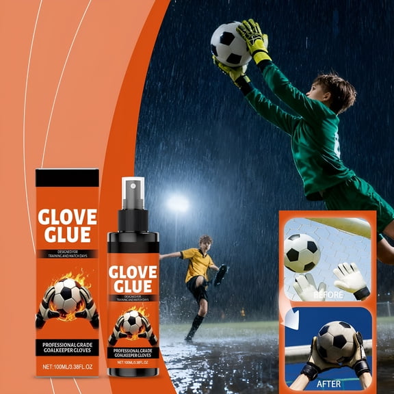 BESTSKY Sports Gloves Grip Spray Football Equipment Antiskid Solution | 100ml Bottle for Enhanced Control, Viscosity Boost, Non-Slip Application | Easy Carry Size