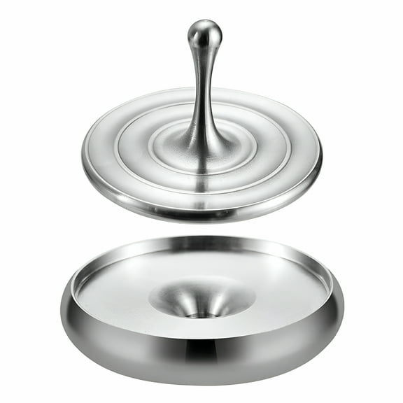 BESTSKY Stainless Steel Spinning Top with Base, Executive Desk