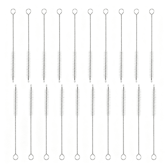 BESTSKY Straw Cleaner Brush Set,6In Length 304 Stainless Steel and ...