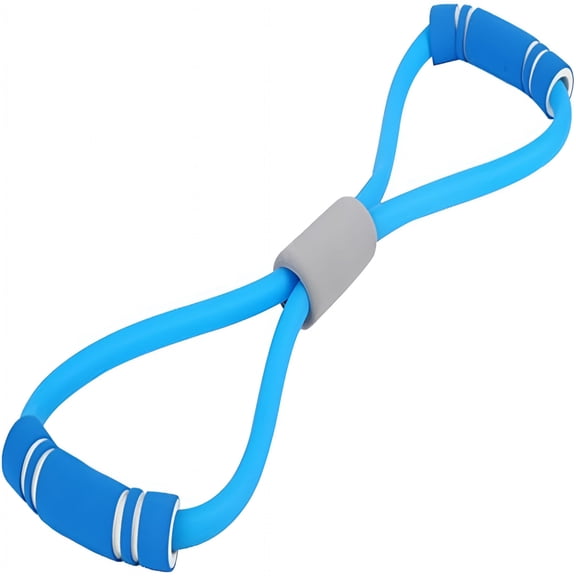 BESTSKY Strength Training Stretch Straps Exercise Bands Resistance Bands Elastic Bat Wings Tensioner Stretchy Band, Medium, Blue