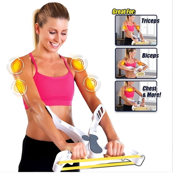 BESTSKY Strengthen Brawn Exerciser Forearm Wrist Strength Fitness Equipment 3 Volumes White