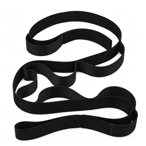 BESTSKY Stretching Strap with 10 Loops for Physical Therapy&Rehab | Non-Elastic Yoga Stretch Band for Hamstring,Leg,Hip&Knee Rehab,Pilates,Flexibility&Mobility Exercises for Men&Women
