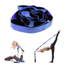 BESTSKY Stretching Strap,Multi-Segment Split Yoga Strap,Stretch Bands for Exercise Home Gym Physical Therapy,Blue