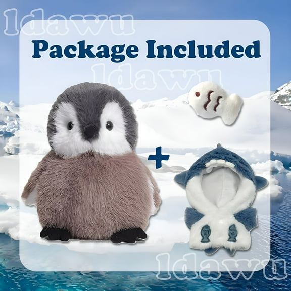 BESTSKY Super Realistic Plush Robot Penguin,Penguin Realistic Penguin Toy,Robot Penguin That Acts Like a Real Penguin,Funny Interactive Decorative Stuffed Animals Toy for Home & Office Decor (1pc)
