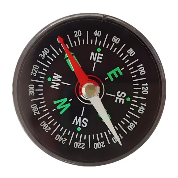 BESTSKY Survival Pocket Liquid Filled Button Compass for Hiking Camping