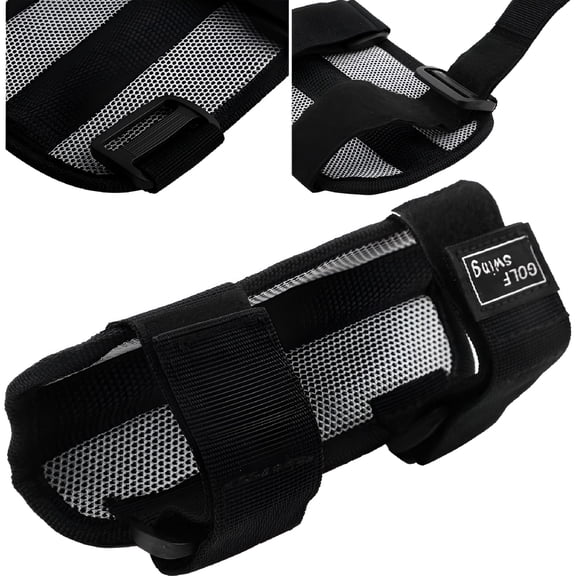BESTSKY Swing Straight Aid, Golf Swing Training Aids Practice Elbow Brace Swing Trainer Alarm Corrector, Golf Swing Training Aid