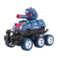 thumbnail image 1 of BESTSKY Tank Toy 360°Rotation Top Toys Invulnerable Pursuit Gun Model Car Dark Blue, 1 of 4