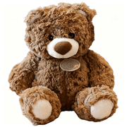 BESTSKY Teddy Bear Plush Toy,12Inches Teddy Bear Stuffed Animal Birthday for Kids Girl Friends Stuffed Teddy BearDark Brown