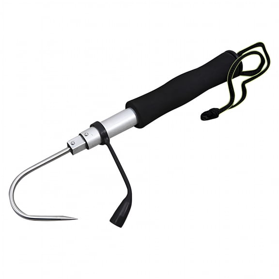 BESTSKY Telescopic Retractable Fish Stainless Ice Sea Fishing Spear Tackle Hook