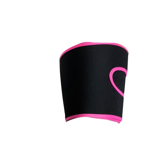 BESTSKY Thigh Brace,Breathable Thigh Support Compression Sleeve,Lightweight Slimming Leg Bandage,Rose Red