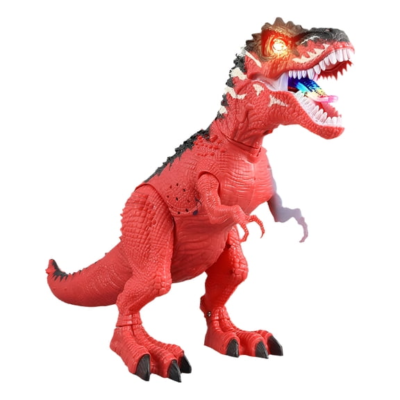 BESTSKY Toddler Toys,Spray and Walking Function Toy for Kids,Dinosaur Roar Gift for Boys,Red