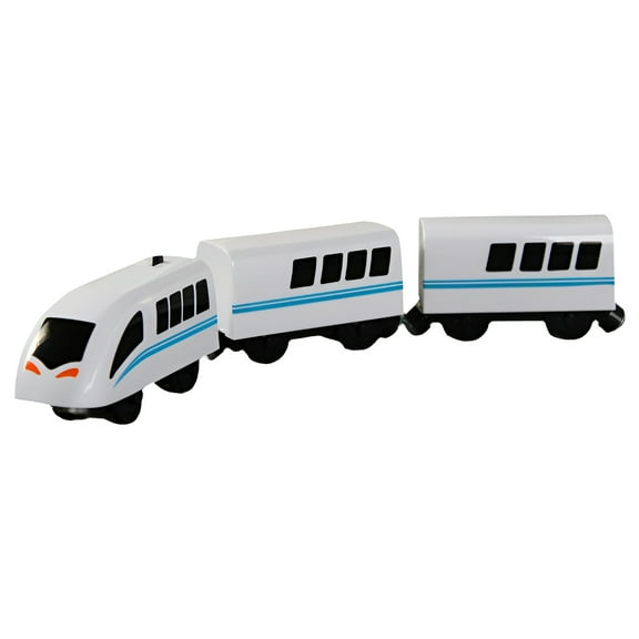 BESTSKY Toddler Train Set,Interactive Experience Toy Train,Fun Train Play Bullet Train,White