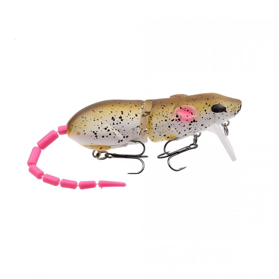 BESTSKY Topwater Fishing Lures for Bass,Whopper Plopping Style with Floating Rotating Tail,Realistic Mouse Frog Bait for Bass Trout in Freshwater and Saltwater