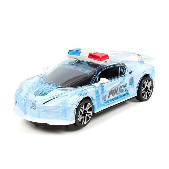 BESTSKY Police Car Toy,4 Year Old Boy Birthday Gift,Toys for 4+ Year Old Boys,White