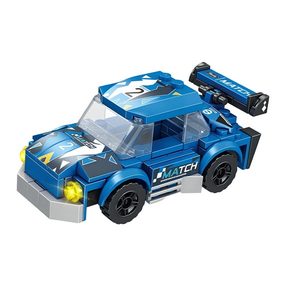 BESTSKY Toy Cars,Medium Blue Racing Car Toy Cars for Toddlers 1-3,Detachable and Assembled Toy Trucks,Blue