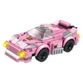 thumbnail image 1 of BESTSKY Toy Cars,Medium Pink Racing Car Cars Toys,Splicing Design Toy Cars for Toddlers 1-3,Pink, 1 of 7