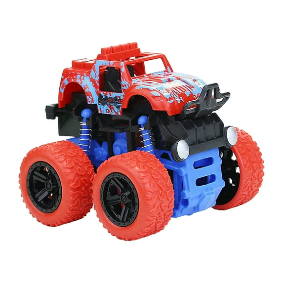 BESTSKY Toy Cars,Plastics Diecast Cars,Four Wheel Drive Performance Pull Back Cars,orange2