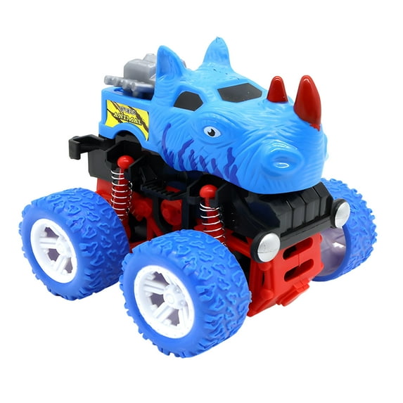 BESTSKY Toy Cars,Plastics Pull Back Cars,Four Wheel Drive Performance Diecast Cars,Blue1