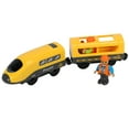 thumbnail image 1 of BESTSKY Train Set,Aaa Batteries Train Set for Toddlers 2-4,Entertainment Value Train Toys,Yellow, 1 of 4