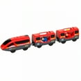 thumbnail image 1 of BESTSKY Train Set,Eco-Friendly Train Set for Toddlers 2-4,Real Scenes Train Toys,Red, 1 of 4