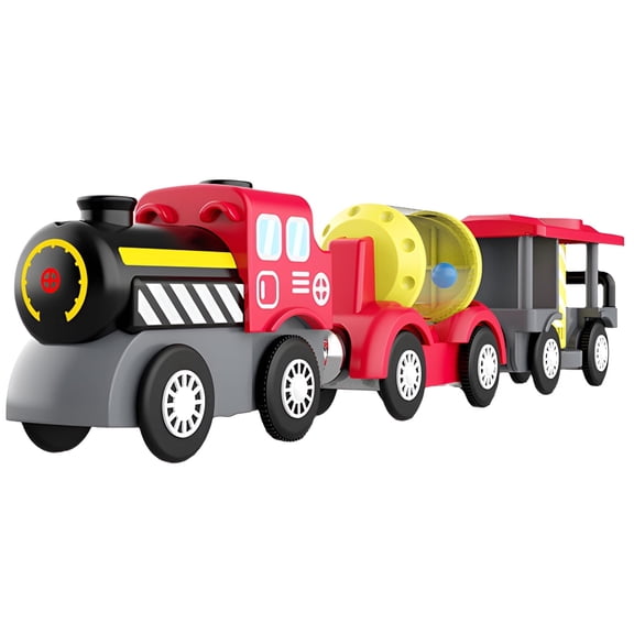 BESTSKY Train Set for Toddlers Ages 2-4, Battery Powered Electric Train Toys