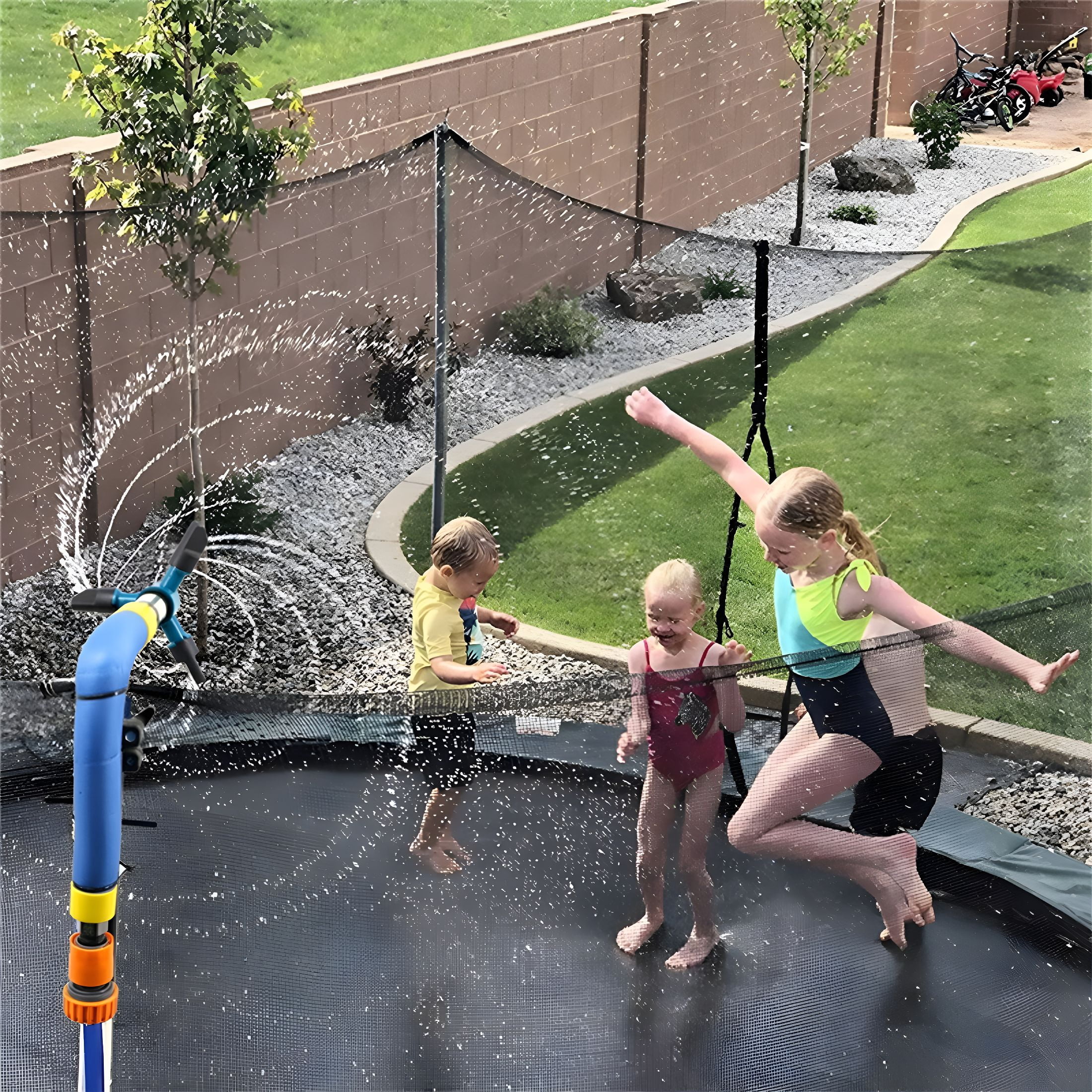 BESTSKY Trampoline Sprinklers for Kids, Outdoor Water Sprinkler for ...