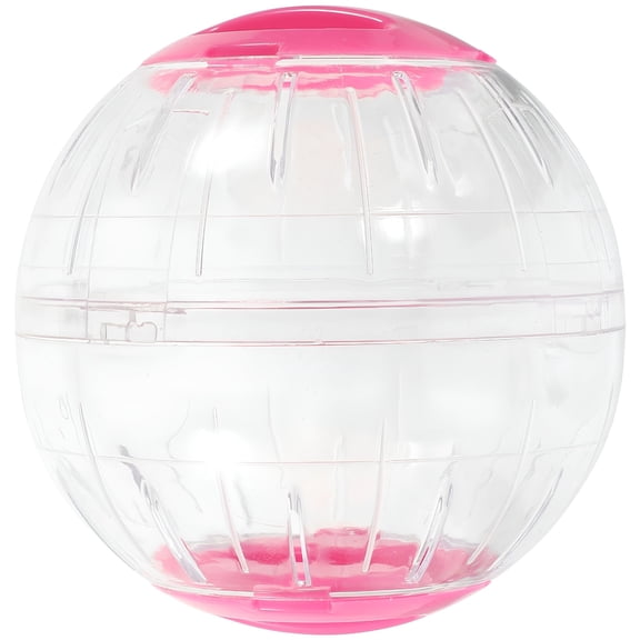 BESTSKY Transparent Pet Hamster Exercise Ball Mini Trot Plastic Toys (Pink)
