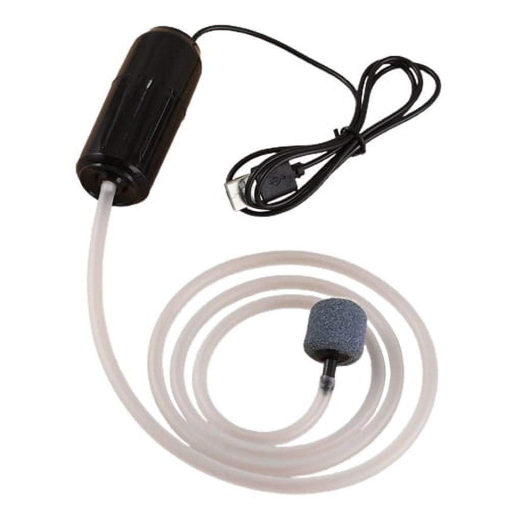 Travelwant 1 Set Aquarium Air Pump with Hanging Buckle USB Power Silent Fish Tank Air Compressor Aerator for Seafood Oxygenation for Aquarium Oxygenation, Outdoor Fishing, Seafood Oxygenation