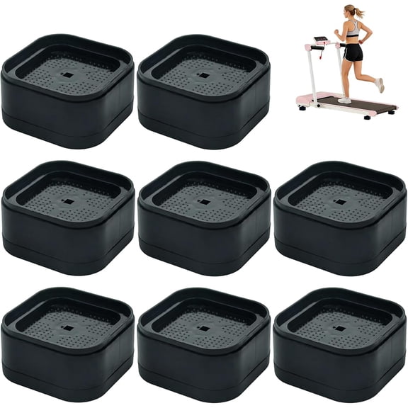 BESTSKY Treadmill Incline Riser Blocks,Stackable Walking Pad Incline Blocks Treadmill Height Lift Attachment,Non-Slip Furniture Risers for Gym and Home