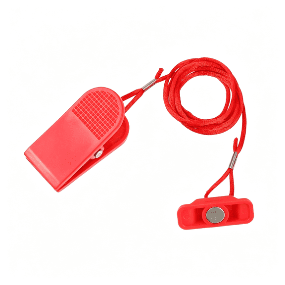 BESTSKY Treadmill Safety Key Replacement, Treadmill Key Running Machine Switch Rectangle Emergency Stop Lock for Most Treadmills Accessories Treadmill Safety Key Replacement (Red)