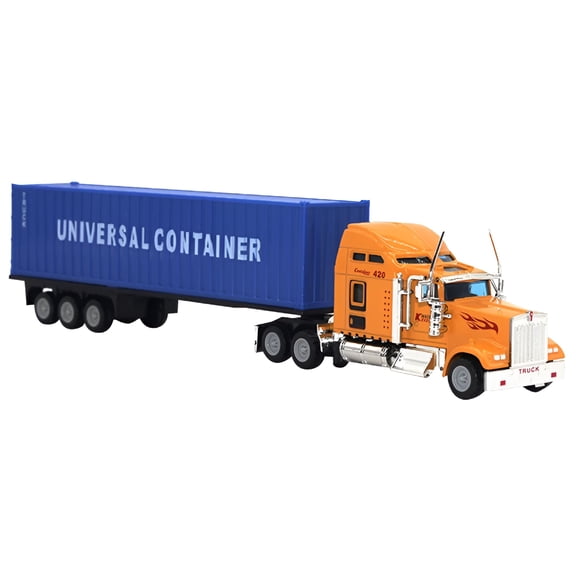 BESTSKY Truck Model Kits Trucks for Boys Cars Toys Die Cast Metal Kids Plaything Semi Child
