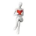 thumbnail image 1 of LAMIRO Figurines Bookshelf Decor Statues Home Decor Reader Sculpture Ornament Desktop Ornament Resin Reading Women Ornament Reading Figure Sculpture Crafts Tabletop Decoration, 1 of 7