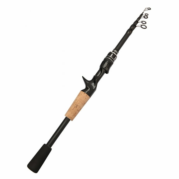 BESTSKY Ultralight Fishing Jigging Pole Lightweight Collapsible Fishing Baitcasting Rod Professional Portable for Saltwater Freshwater Fishing